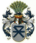 Pronk van Benne Jans, vrouw van Derrick Garrelts. Benne tekende de diverse akten(o.a. in 1626, 1639, 1648 en 1667)altijd met het hier afgebeelde Pronk(alleen in 1662 plaatste zij geen dwarsbalk door de X).